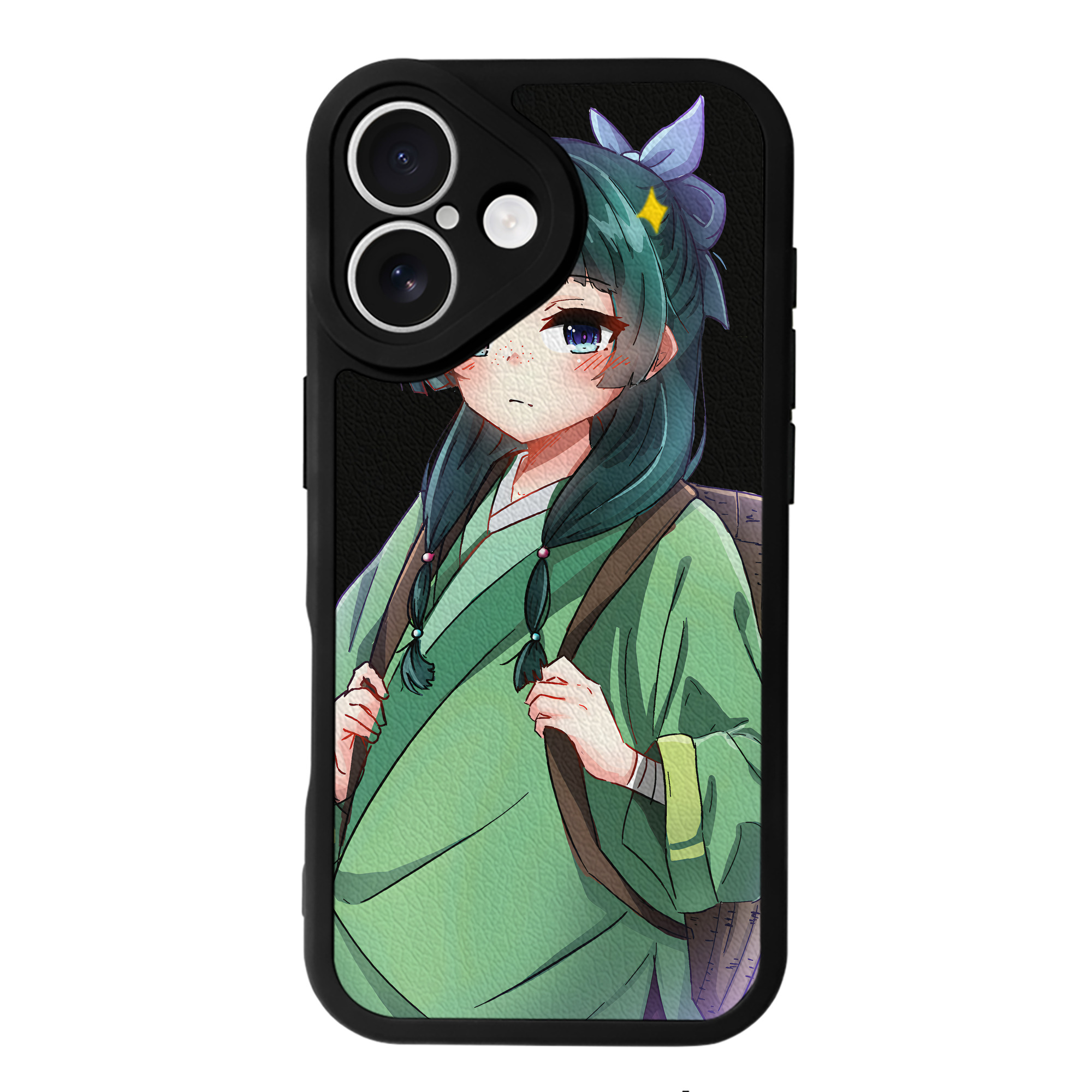 （画像用） 薬屋のひとりごと The Apothecary Diaries 【iPhone 16シリーズ対応】シリコンスマホケース（レザー調） 材質：シリコン